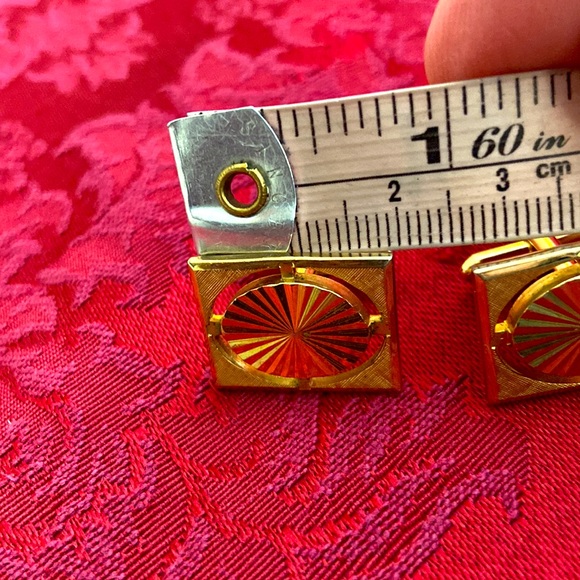 Vintage SWANK Tie Tack & Cufflinks - Picture 7 of 7